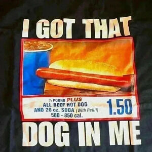 Gildan 3xl T shirt Black cotton EUC Big Box mega dog